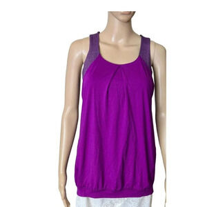Lululemon Nouveau Limits Strappy Back Tank tender violet open back size 8